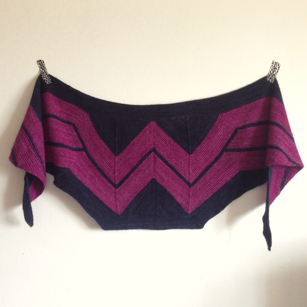 Knit shawl